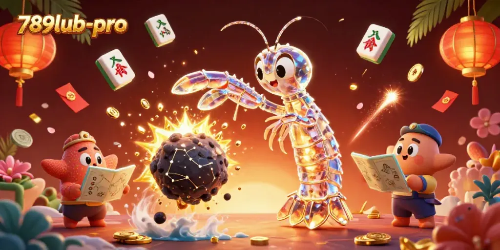 Experience the action with 789lub-pro’s vibrant casino illustration featuring a galactic samurai and treasure explosion.