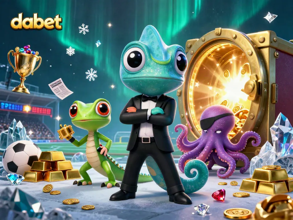 Experience thrilling sports betting at DABET with dynamic characters and dazzling treasures.