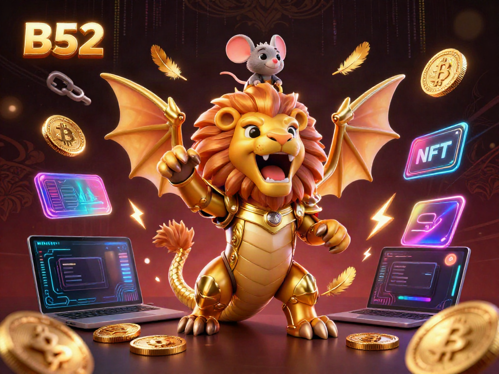 B52 players enjoy a triumphant jackpot celebration in a vibrant online casino scene.