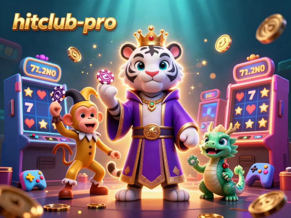 Experience high-stakes fun with the dynamic characters and vibrant elements of hitclub-pro's casino world.