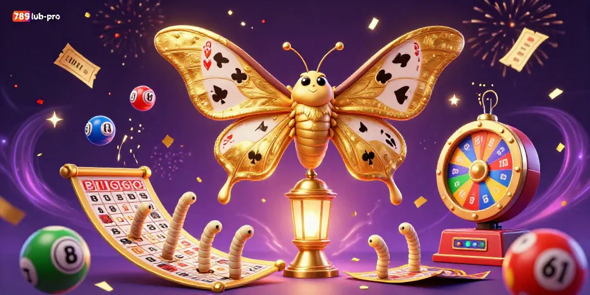 Experience the thrill of gambling with 789lub-pro in a vibrant 3D casino illustration filled with magical elements.